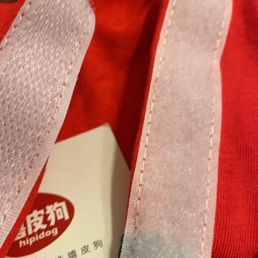 Hipidog Red pet apparel Sz small